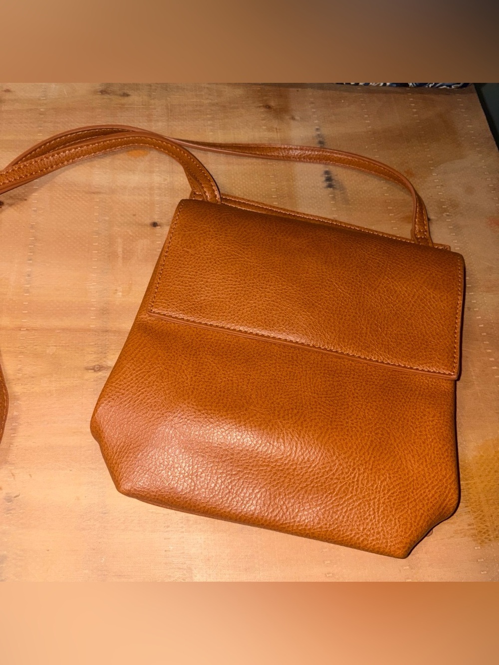 Classic Tan Crossbody Bag